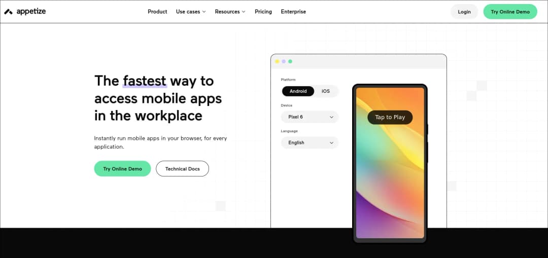 Appetize.io