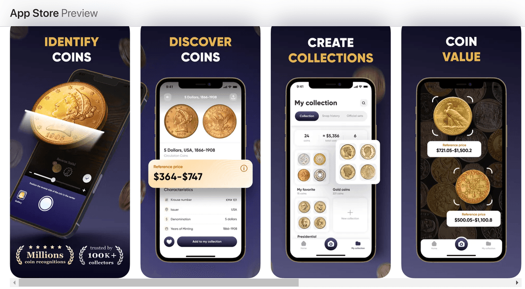 Coin scanner app images